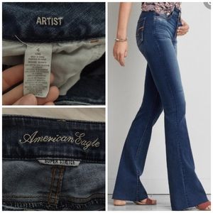American Eagle Long Super Stretch Jeans Size 4